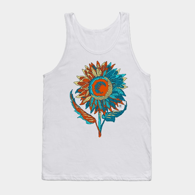 sun flower Tank Top by doddie